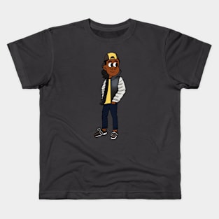 Man Wearing Backwards Cap Kids T-Shirt